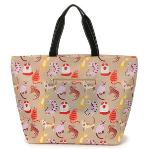 Bolsa de mano plegable reutilizable con estampado de dibujos animados de moda, bolso grande portátil y plegable - Product Image 5