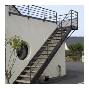 <span class=keywords><strong>Escalera</strong></span> <span class=keywords><strong>de</strong></span> Seguridad Contra Incendios Plegable y Personalizable, Moderna, <span class=keywords><strong>de</strong></span> Acero Revestido Ignífugo para Interiores - Product Image 3