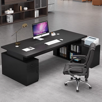 Bureau de direction moderne pour la maison, en bois, multifonctionnel, avec tiroirs de rangement, modulaire, taille personnalisable, haute qualité, usage commercial
