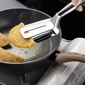 Kitchen multifunctional stainless steel steak clamp simple fried fish baking bread barbecue frying shovel food clam
