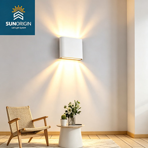 Moderna Lámpara de Pared LED para Exteriores de 12W, Iluminación Exterior para Jardín, Gran Venta - Product Image 1
