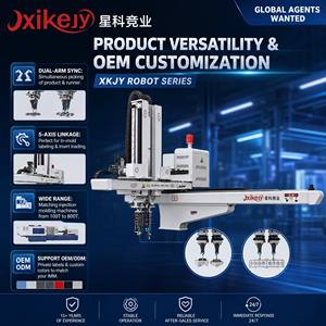 Nouveau bras robotique industriel Xinkejy Leader, 5 axes, moteur PLC, puissance 3300W, pour moulage par injection, 370kg, garantie 1 an - Product Image 3