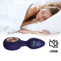 Vente en gros de plug anal électrique étanche IPX6 en silicone + ABS, masseur de prostate, vibrateur pour adultes, plug anal