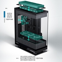 Boîtier PC de bureau Phanteks Wind-Chasing EVOLV X2 Pixel Edition E-ATX à refroidissement liquide Ocean View Room