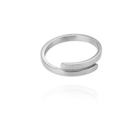 Großhandel Edelstahl Glatter Glänzender Verstellbarer Kreuzring Individuell Graviert Personalisiertes Muttertagsgeschenk Schmuck