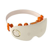 Masseur oculaire à vapeur portable avec logo personnalisé, vibration, chauffage, contrôle de la minuterie et musique Bluetooth