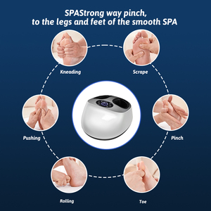 <span class=keywords><strong>Shiatsu</strong></span> Foot SPA Calefacción Vibración infrarroja Compresión de aire Rodillo eléctrico Amasado profundo Masajeador de pies con control remoto inalámbrico - Product Image 5