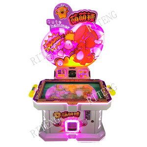 Bán Hot riteng RT-H357 xu-hoạt động Arcade trò chơi máy phổ biến trẻ em Redemption búa đánh trò chơi kim loại xây dựng trò chơi - Product Image 2