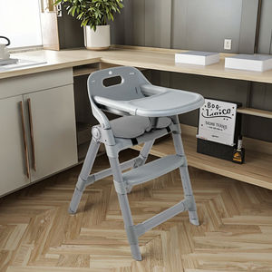婴儿成长可调节高脚椅，适合6个月至成人使用，安全设计，可折叠，适合户外和客厅用餐椅 - Product Image 4