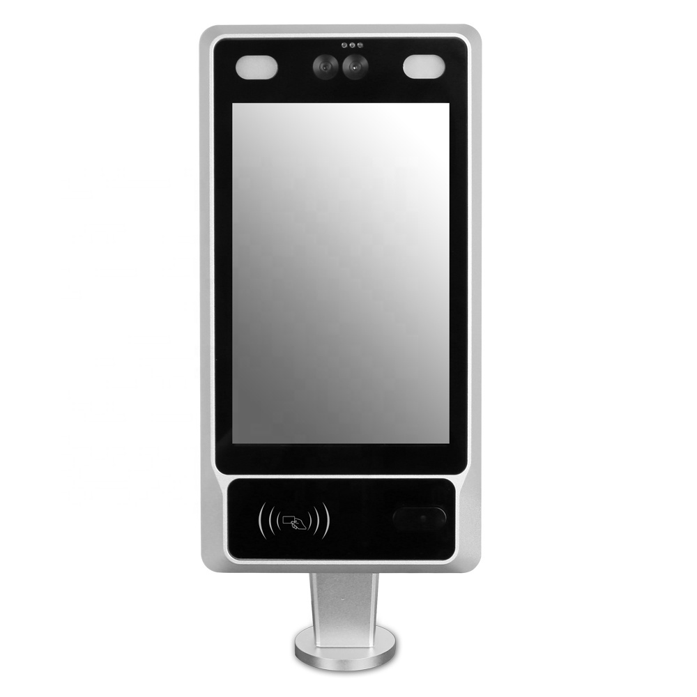Monitor al aire libre de aleación de aluminio resistente a la corrosión múltiples cara reconocimiento cámara de temperatura.