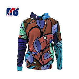 Sweat à capuche surdimensionné pour hommes, impression personnalisée, en coton, tricot pull avec teinture, nouveau Design, vente en gros, 100 - Product Image 2