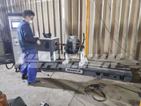 Machine d'équilibrage à entraînement par l'extrémité HUASHUN HE160-PI pour souffleur