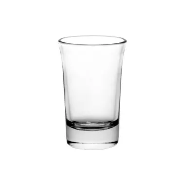 Promotional wholesale old fashion shot glass /Souvenir Shot Glass cup/glassware Clear Shot Glass with thick bottom