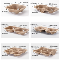 Support personnalisable jetable à paroi simple pour gobelets en papier – Idéal pour thé au lait, café, thé boba et vin – Plusieurs tailles et capacités disponibles