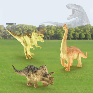 Venta Caliente: 3 Figuras de Dinosaurios Pequeños y 2 Vehículos de Dinosaurios, Juguete de Plástico ABS Fundido a Presión, Estuche Portátil de Almacenamiento - Product Image 6