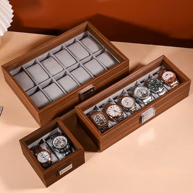 Изысканный День Святого Валентина День отца часы браслет для хранения дисплей сортировочная коробка коллекция часов коробка