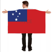 Drapeau personnalisé de Saint-Vincent-et-les Grenadines, cape portative en polyester pour le soutien sportif en stade
