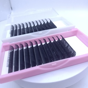 Fournitures d'extension de cils États-Unis Fournisseurs les plus vendus Cils de ventilateur humain synthétique en <span class=keywords><strong>soie</strong></span> aux cils de cheveux - Product Image 4