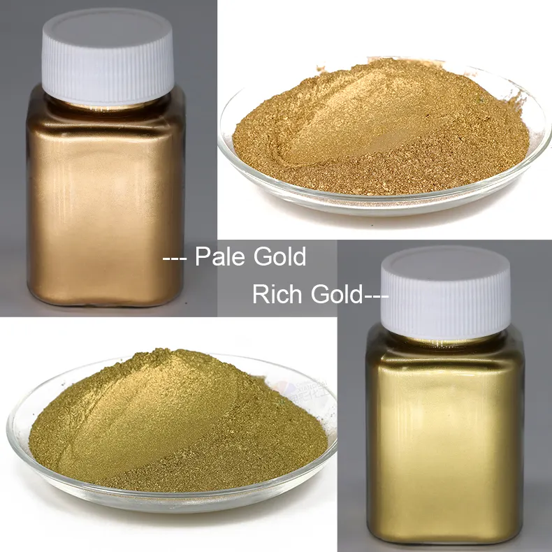 Werksverkauf Golden Bronze Metall pigment Float Pigment pulver Gold Bronze Pulver 325 Mesh Gold Kupfer pulver für Epoxidharz