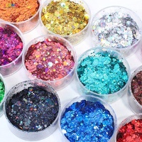 Haute Pigment lâche miroitant poudre de paillettes de qualité cosmétique pour le corps paillettes fard à paupières brillant à lèvres Nail Art