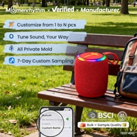 Altavoz Inalámbrico Personalizable para Exteriores, para Acampar en el Parque, con Cuerpo Resistente al Agua, Larga Duración de Batería y Señal Fuerte