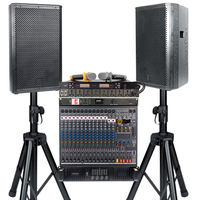 Système de sonorisation professionnel ODM OEM, haut-parleurs passifs et actifs de 12, 15 et 18 pouces, ensemble complet, caisson de basses professionnel, woofer, basses, scène, système de sonorisation professionnel