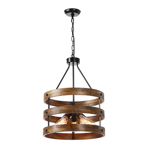 Suspension LED moderne en verre de style nordique, <span class=keywords><strong>lampe</strong></span> artistique en bois, décoration rétro pour bar, lustre de restaurant, installation pour projets - Product Image 2
