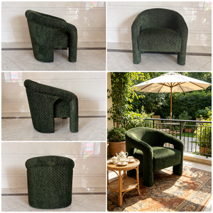 Fauteuil d'appoint moderne de luxe, durable et écologique pour salon, avec pieds massifs, idéal pour chambre, appartement, hôtel - Product Image 3
