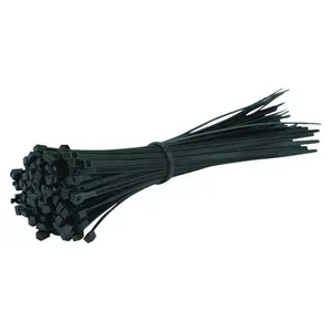 High Quality Supplier Nylon Cable Zip Tie black cable ties zipties Plastic Wire Binding Wrap Straps