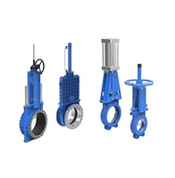 Vanne à guillotine ronde électrique en acier inoxydable 304 CF8 WCB, corps en acier inoxydable, fabriquée en Chine, CE ANSI DN200 DN150 Pn16 Pn25