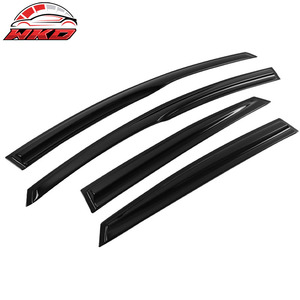 Convient pour Fiesta Hatchback 11-19, visières de fenêtre en acrylique style Mugen, lot de 4 pièces - Product Image 3