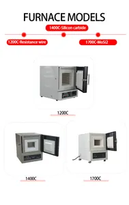 1700 Degree Lab Or Industrial Muffle Furnace Heat Treatment Electric Oven Ceramic Sintering Furnace