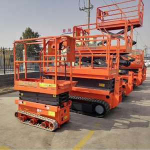 Mini plateforme élévatrice à ciseaux électrique à chenilles pour une seule personne - Product Image 4