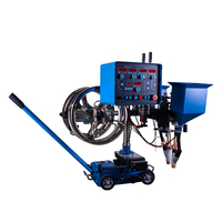 Chariot de soudage à double arc et double fil MZS-5 robuste pour acier au carbone et acier inoxydable, chariot de soudage à l'arc immergé