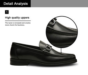 Chaussures mocassins en cuir pour hommes de haute qualité, chaussures Lofar en cuir véritable personnalisées pour homme, chaussures classiques à enfiler pour l'été pour hommes - Product Image 3
