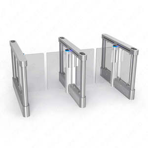 Slim Design Automatic Speed Gate Turnstile Swing Barrier with Brushless Motor Stainless Steel RFID Card QR Code Security Access - Product Image 1