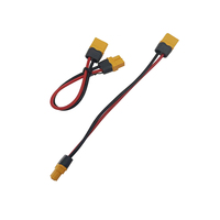 Conector de Cable de Silicona RC XT60H XT60H-F XT60H-M XT60 Tipo Bala Macho y Hembra con Cubierta Protectora Negra