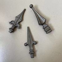 High Quality Wrought Iron Elements Forged Spearheads,wrought Iron Stud Wrought Iron Spearhead