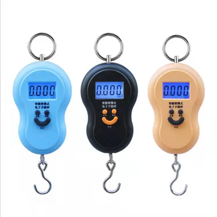 50kg Intelligent Portable Electronic Portable Scale Pocket Travel Luggage Weighting Digital Scale Hanging Scale