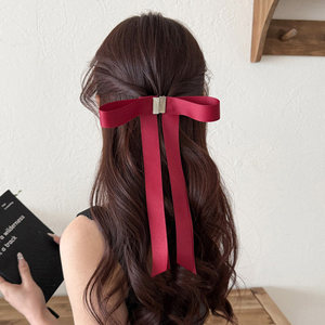 Pinces à cheveux en forme de nœud en plastique, style doux, pinces magnétiques pour cheveux, vente en gros en vrac, emballage carton, pour femmes - Product Image 1