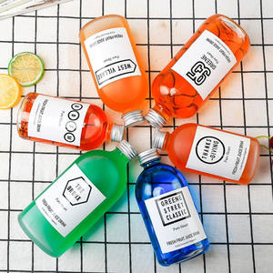 Bouteille de boisson en verre transparente pour kombucha au CO2 de 4 oz, 12 oz, 16 oz avec couvercle à vis, 120 ml, 270 ml, 350 ml, 500 ml pour la tequila - Product Image 2