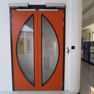Porta <span class=keywords><strong>Tagliafuoco</strong></span> in Acciaio con Apertura Automatica e Finestrella di Visualizzazione per Uso Interno in Ospedali - Product Image 3
