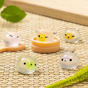 Figuras de Resina Brillantes en la Oscuridad, Miniaturas de Animales y Fantasmas de Dibujos Animados para Micro Paisajes, Casas de Muñecas, Terrarios, Manualidades DIY, Venta al Por Mayor - Product Image 6