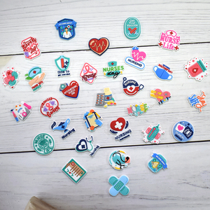 Wholesale Pvc Medical Series Luxury Designer Charms <strong>Shoe</strong> Charms Decorations With Buckle <strong>Shoe</strong> <strong>Accessories</strong> for Clogs - Product Image 4