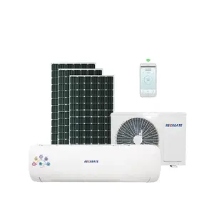 Großhandel AC DC Hybrid Solar betriebene Klimaanlage Preis Solar panel Klimaanlage Gebraucht Solar Unterschied licher Kühl bereich