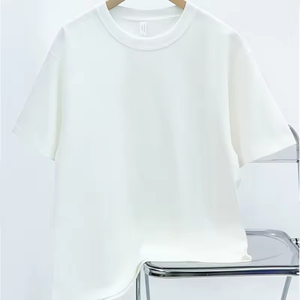 เสื้อยืดผู้ชายผ้าฝ้ายแท้ 100% แบบขายส่ง สั่งทำได้ เสื้อยืดเปล่าสำหรับผู้ชายและผู้หญิง เสื้อยืดคุณภาพสูงสำหรับผู้ชาย พิมพ์โลโก้ได้ - Product Image 2