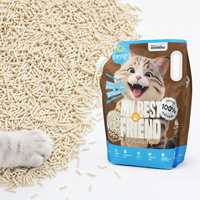 Pasir Kucing Alami dari Kedelai & Singkong, Daya Gumpal Kuat, Bebas Debu, Dapat Dibuang di Toilet, Tidak Mudah Berkelompok, Formula untuk Banyak Kucing