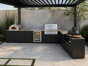 <span class=keywords><strong>Cuisine</strong></span> barbecue extérieure  et station de grill pour villas Four électrique encastré sur mesure et gril en acier inoxydable - Product Image 3