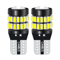 Ampoule LED T10 36SMD 3014 3030 puces Canbus sans erreur pour voiture 12V 24V W5W 194 LED Clignotant Lampe de lecture Plaque d'immatriculation Blanc