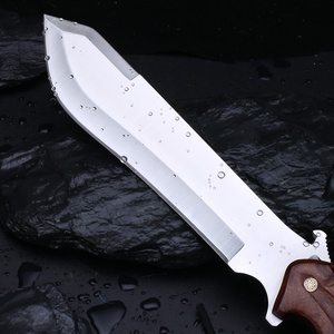 Cuchillo de Bolsillo Personalizable con Hoja de Acero Inoxidable D2, Punta Recta, Mango de Madera y Cuerno, Táctico, Supervivencia, Aire Libre, Bricolaje - Product Image 2